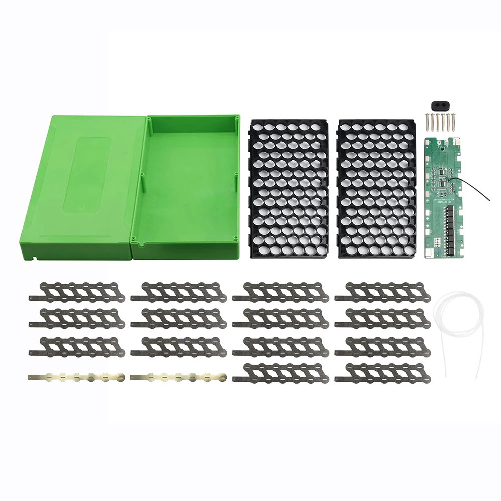 48 V 30 A 13 S 6 P 18650 Batteriehalter E-Bike Batteriegehäuse Box BMS für E-Scooter Elektrofahrrad Batteriegehäuse mit Schweißnickel Image