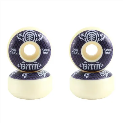 4Pcs Skateboard Wheels 54mm PU Hardness Skate Board 85A Longboard Wheels for Street Longboard Skate