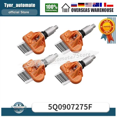 4PCS 433Mhz 5Q0907275F Tire Pressure Monitoring Sensor For Audi RS3 SKODA Kodiaq PORSCHE 718 VW
