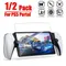 1/2 Packs Tempered Glass Screen Protector for PlayStation PS5 Portal Handheld Anti-Scratch