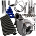 GT3582 GT35 turbocompressore Turbo universale per Ford Falcon BA/BF XR6 FPV e kit tubazioni 64mm e Intercooler 76