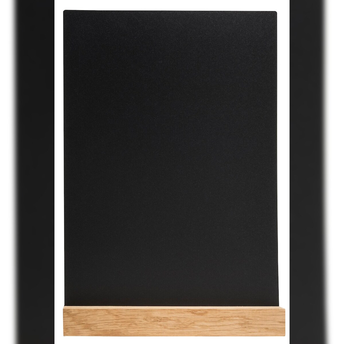 Exacompta 84240D 10x Tischtafel A4 in Schieferoptik, mit Sockel, vertikal, 210x52x297 mm - Schwarz Image