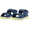 Outdoorsandale JACK WOLFSKIN "TARACO BEACH SANDAL K", Gr. 34, blau (evening sky), sportlich, Schuhe, mit Klettverschluss