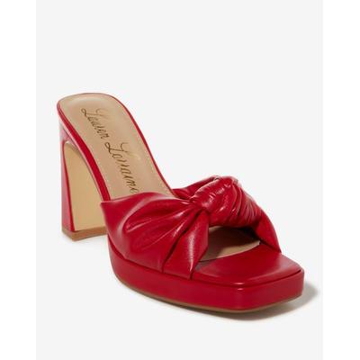 Boston Proper - Red - Knotted Strap Heel - 8.5