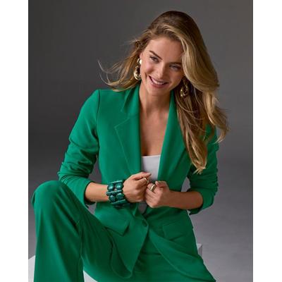 Boston Proper - Shamrock Green - Beyond Travel Classic Boyfriend Blazer - 0
