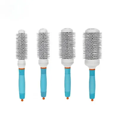 Hair Salon Curling Round Brush Woman Curling Roll Comb Barbershop Hair Styling Appliances