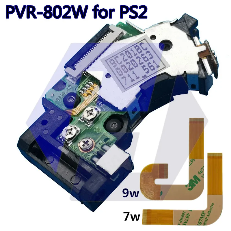 PVR-802W Laserlinse für PS2 Slim Spielkonsole PVR802W PVR 802W Laserlinsenleser für Playstation 2 70000 90000 für Sony Spiele