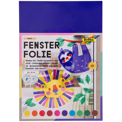 folia Papier pour fenêtre ""basic"", 23 x 33 cm, 10 feuilles
