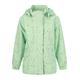 Outdoorjacke ZIGZAG "Zophia", Kinder, Gr. 92, grün (mint), 100% Polyester, bedruckt, casual, hoch geschlossener Ausschnitt, Jacken, mit 10.000 mm Wassersäule und coolem Print