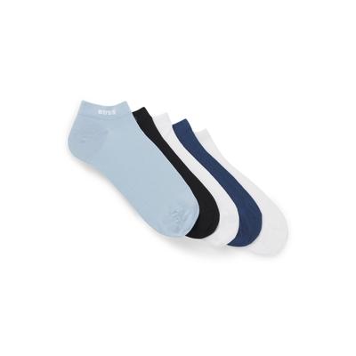 Sneakersocken BOSS, Herren, Gr. 47-50, open miscellaneous 971, Baumwollmischung, elastisch, Socken, mit eingestricktem Schriftzug Image