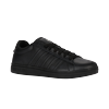 Sneaker K-SWISS "COURT TIEBREAK II", Gr. 42, schwarz (schwarz, schwarz, schwarz), Leder, sportlich, Schuhe