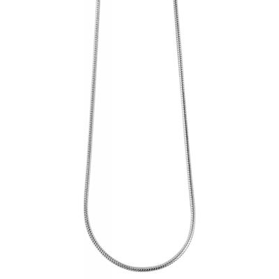 Kette ohne Anhänger ADELIA´S "Neuheit 2025 - Damen Edelstahl Schlangenkette Halskette" Gr. 45, silber, Halsketten, Damen, 45, Edelstahl Image