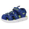 Sandale KANGAROOS "K-Mini", Gr. 22, blau (navy, lime), Synthetik, Textil, sportlich, Schuhe