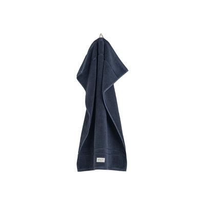 Handtuch GANT "Handtuch Premium Towel 1er Pack" Gr. M, blau (dunkelblau), B:50cm L:100cm, Frottier, Obermaterial: 100% Baumwolle CO., Handtücher (Packung) Image