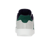 Sneaker K-SWISS "COURT PALISADES", Gr. 45, rain forest, weiß, weiß, Leder, Synthetik, sportlich, Schuhe