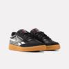 Sneaker REEBOK CLASSIC "CLUB C REVENGE VINTAGE", Gr. 41, schwarz-weiß (schwarz, weiß, gum), Leder, Synthetik, sportlich, Schuhe
