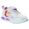 Sneaker DISNEY "Frozen", Gr. 33, blau (lt blau), Textil, sportlich, Schuhe, mit cooler Blinkfunktion