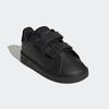 Sneaker ADIDAS SPORTSWEAR "ADVANTAGE LIFESTYLE COURT TWO HOOK-AND-LOOP", Kinder, Gr. 23, schwarz (core schwarz, core schwarz, grau six), Synthetik, sportlich, Schuhe, Design auf den Spuren des adidas Stan Smith