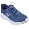 Slip-On Sneaker SKECHERS "GO WALK NOW-PAYTON", Herren, Gr. 44, blau (navy), Textil, sportlich, Schuhe, Trainingsschuh, Schnürschuh mit Handsfree Slip-ins