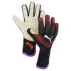 Torwarthandschuhe PUMA "FUTURE Ultimate NC Fußball Torwarthandschuhe Unisex", Damen, Gr. 8, schwarz glowing rot lila glimmer, Handfläche: 100% Latex; Handrücken: 82% Polyester, 9% Silikon, 9% Elasthan, Handschuhe