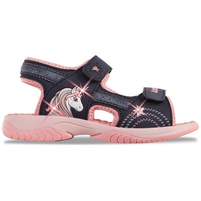 Sandale LOTTO, Gr. 31, bunt (navy, pink), Synthetik, mehrfarbig, sportlich, Schuhe, - mit blinkenden LED Leuchten Image