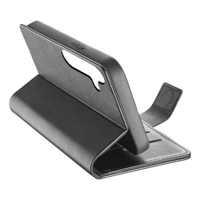 CELLULARLINE Handyhülle "Book Agenda 2 Case für Samsung Galaxy S25", schwarz, B:11cm H:2cm T:21cm, Hüllen, Backcover, Schutzhülle, Handyschutzhülle, Case, Schutzcase, stoßfest