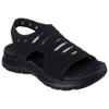 Sandale SKECHERS "FLEX APPEAL 4.0-BOLDEST", Damen, Gr. 41, schwarz, Textil, unifarben, casual, Schuhe, Trekking Sandale mit Stretch Fit Funktion, Topseller