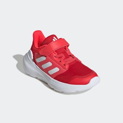 Klettschuh ADIDAS SPORTSWEAR "TENSAUR RUN 2.0 KIDS", Gr. 34, better scarlet, cloud weiß, semi lucid rot, Synthetik, Textil, sportlich, Schuhe Image