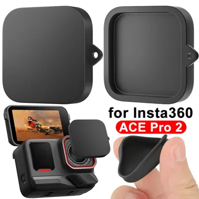 Silicone Lens Cap Protective Shell for Insta360 ACE Pro2 Rubber Camera Protectors Lens Covers for