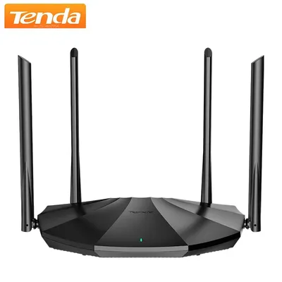 Tenda Router AX1500 WiFi 6 2.4/5GHz Dual Band Gigabit Port Work with Home App Network Cable Wifi