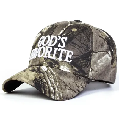 Unisex GOD'S FAVORITE Letter Embroidery Baseball Caps Outdoor Adjustable Spring and Autumn Casual