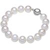 Lulu & Jane Perlen-Armband aus Sterling Silber in mit Süßwasser-Zuchtperle 21 cm Damen