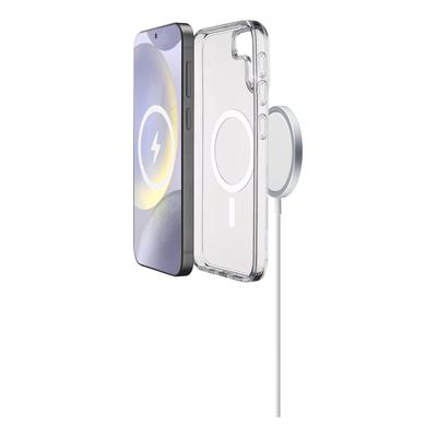 CELLULARLINE Handyhülle "Gloss MagSafe Case MAG für Samsung Galaxy S25 Ultra", transparent, B:9cm H:1,5cm T:20,5cm, Hüllen, Backcover, Schutzhülle, Handyschutzhülle, Case, Schutzcase, stoßfest