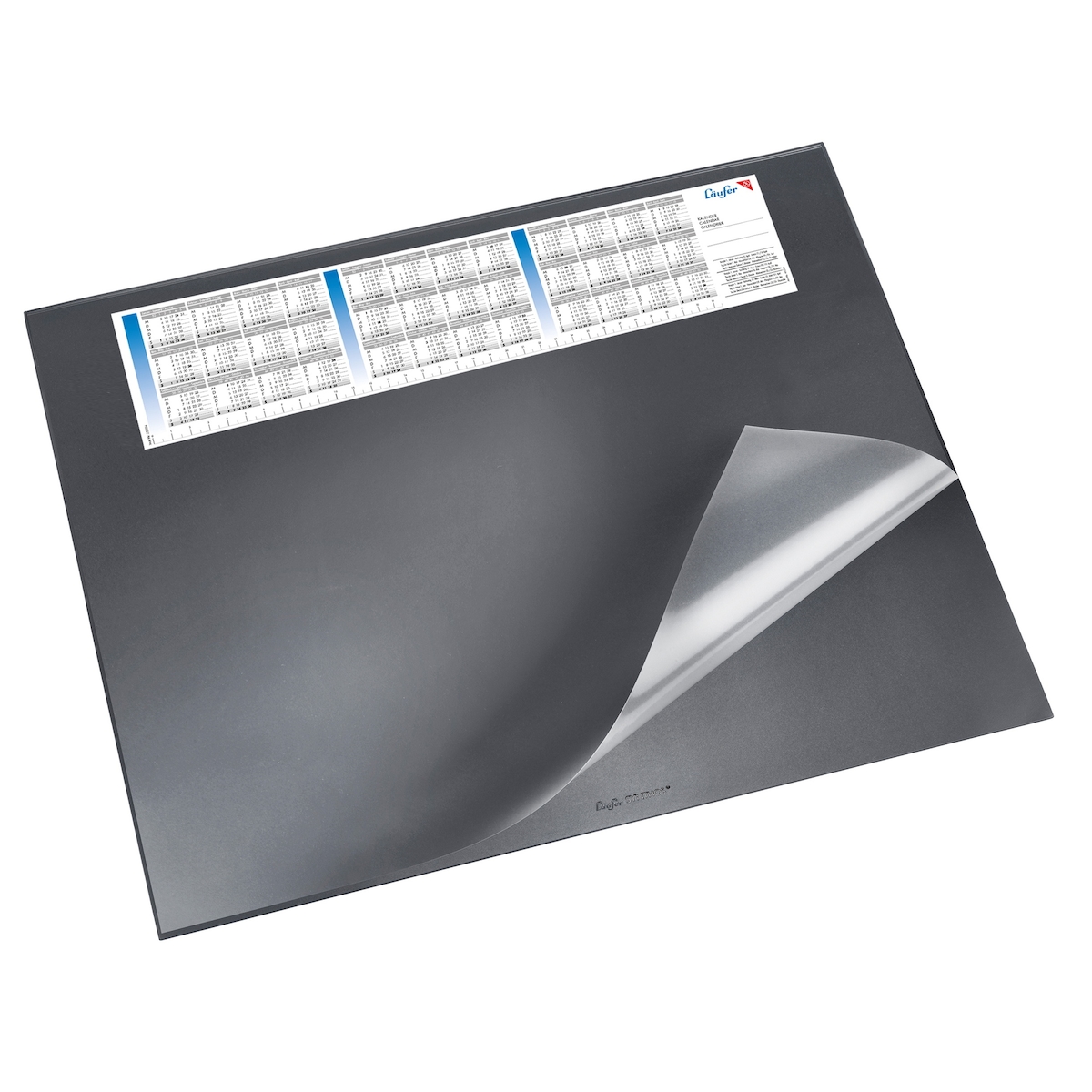 Läufer Schreibunterlage Synthos 17201 Folie 53x40cm schwarz Image