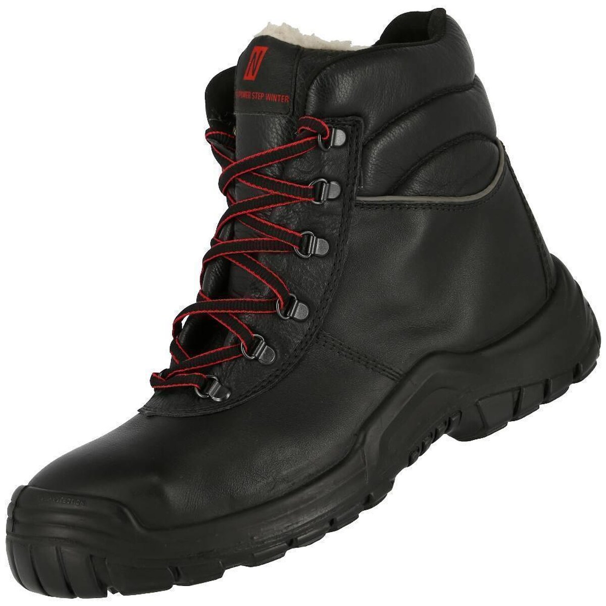 AS Arbeitsschutz Nitras Power Step Mid + W Sicherheitswinterstiefel | Gr. 46 | Vollleder | schwarz Image