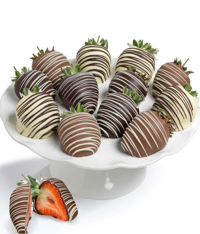 Send Flowers - One Dozen Chocolate Covered Strawberries