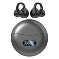 m79 vivavoce telefono auricolare guida clip auricolare bluetooth 5.3 stereo surround sound hifi per yoga fitness palestra allenamento telefono cellulare