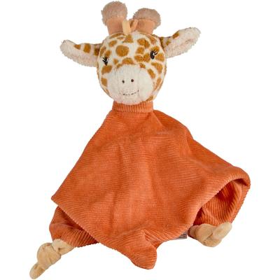 Schmusetuch STERNTALER "Giraffe Kaya, M", Baby, braun (goldbraun), Polyester, Jersey, Schnuffeltücher, mit Beißring aus Silikon Image