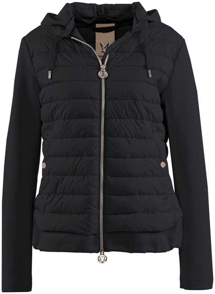 Steppjacke FUCHS SCHMITT, Damen, Gr. 46, blau (marine), Web, Obermaterial: 100% Polyester. Futter: 100% Polyester. Wattierung: 100% Polyester, clean, unifarben, Modisch, normal normal, Rundhals, eingesetzt abgesteppte Kante, Jacken, mit abnehmbarer... Image