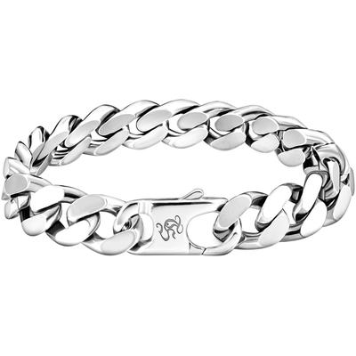 Panzerarmband THOMAS SABO "Breites Panzer-Armband Silber, A2199-637-21-L20" Gr. 20, silber (silberfarben), Armbänder, Damen, 20, Silber 925 (Sterlingsilber) Image