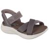 Sandale SKECHERS "ULTRA FLEX 3.0-NEVER BETTER", Damen, Gr. 35, grau (taupe), Textil, sportlich, Schuhe, Freizeitschuh, Schlupfschuh mit Slip-ins Funktion, Topseller