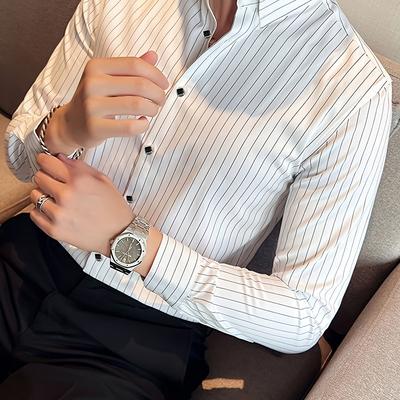 TEMU 1862 Stripes 363 Edition Formal Long Sleeve Shirt Image