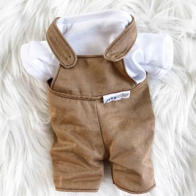 Xander Clothes - Brown Over-All with Shirt