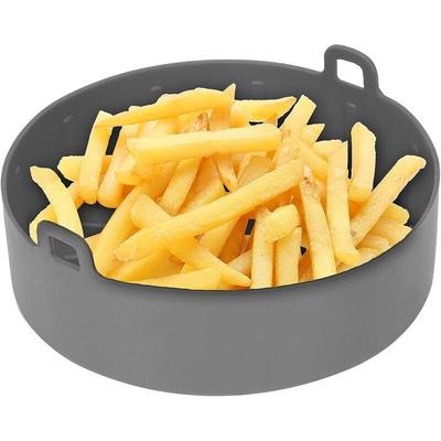 SNQ - Silikontopf für Heißluftfritteuse, Silikonkorb für Heißluftfritteusen-Zubehör,