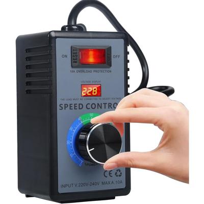 Sollbry - Motordrehzahlregler 220 v ac 10 a 4000 w SCR-Spannungsregler 220 v elektronischer Regler Image