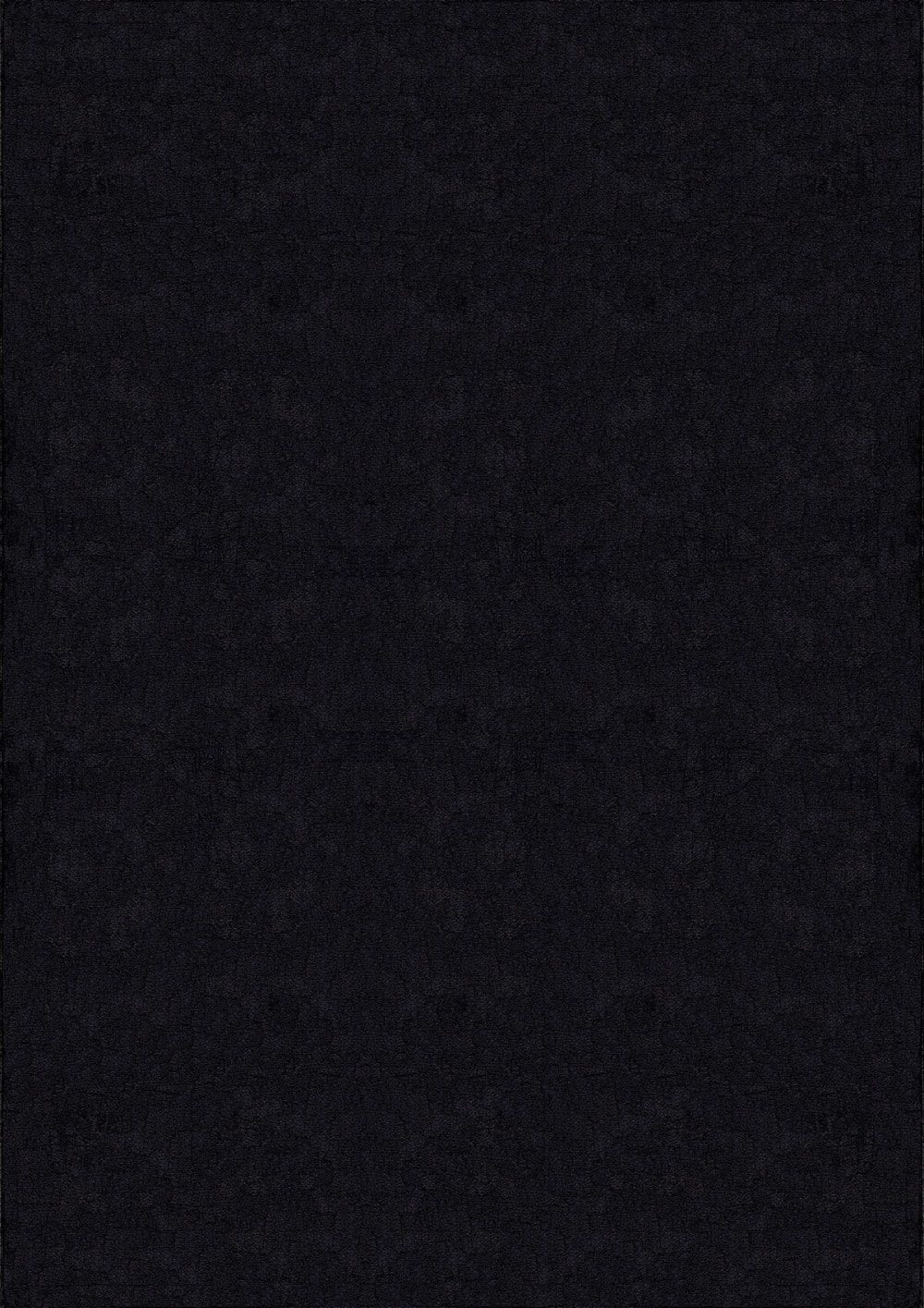 Tappeto lavabile e antiscivolo, tinta unita, nero, 140 x 200 cm