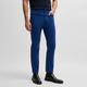 Boss Mens H-Delaware5 Garment-dyed Trousers in Blue Cotton - Size 32W/32L | Boss Sale | Discount Designer Brands