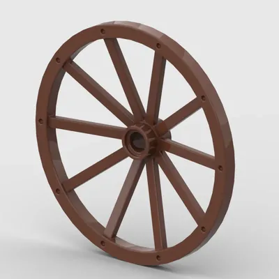 *Wagon Wheel 56 mm* 154 10 Stück DIY-Erleuchtungsblock Ziegel Teilenummer. 33212, kompatibel mit Image