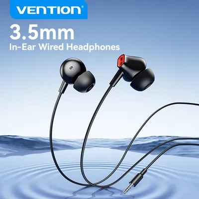 Vention ECHO LITE 3,5 mm USB Typ C kabelgebundene Ohrhörer In-Ear-Kopfhörer mit Mikrofon 3,5 mm Klinke kabelgebundene Kopfhörer HiFi-Stereo Image