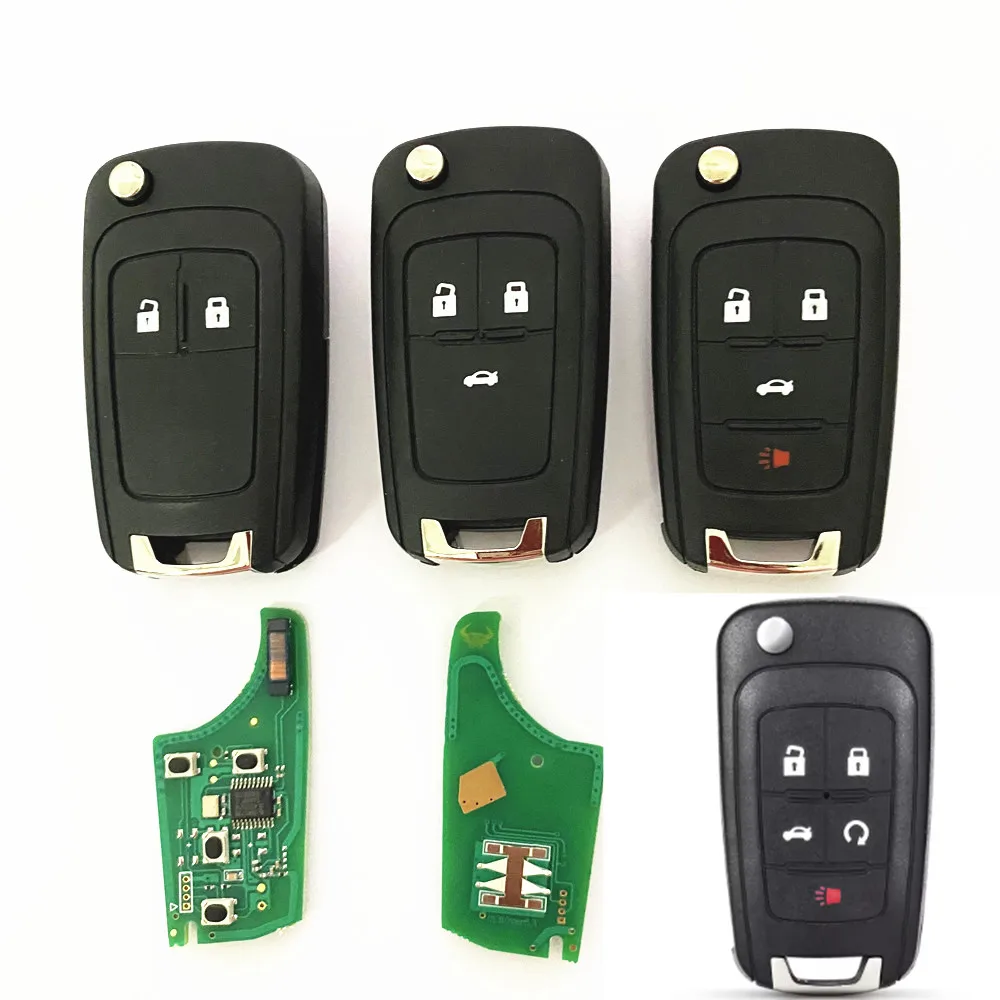 Fernbedienung Auto Schlüssel 315/433 MHz ID46 7937 7941Chip Für Chevrolet Cruze Sonic Malibu Impala Equinox Camaro Orlando für Opel Vauxhall Image